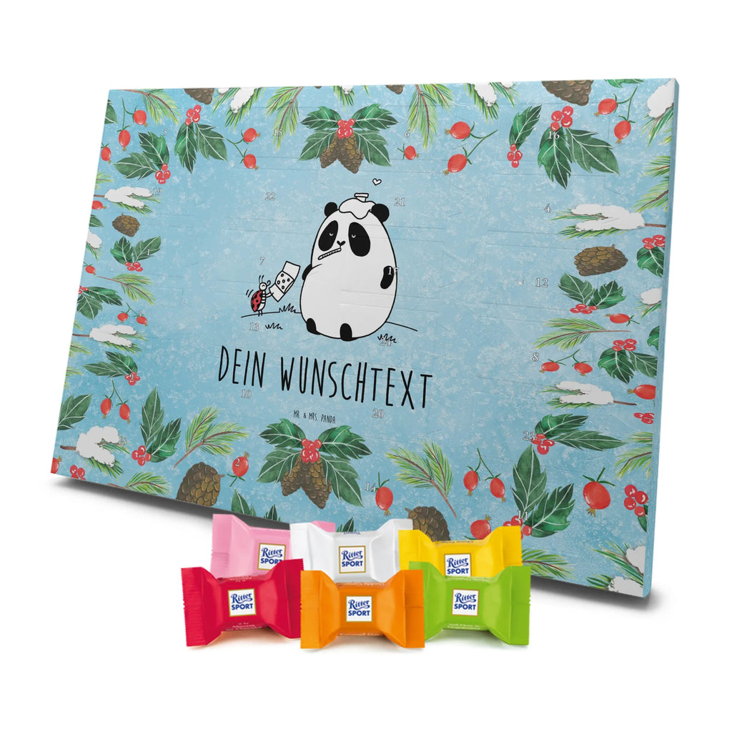 Adventskalender mit Namen Panda Gute Besserung Personalisierter Adventskalender, Adventskalender mit Namen