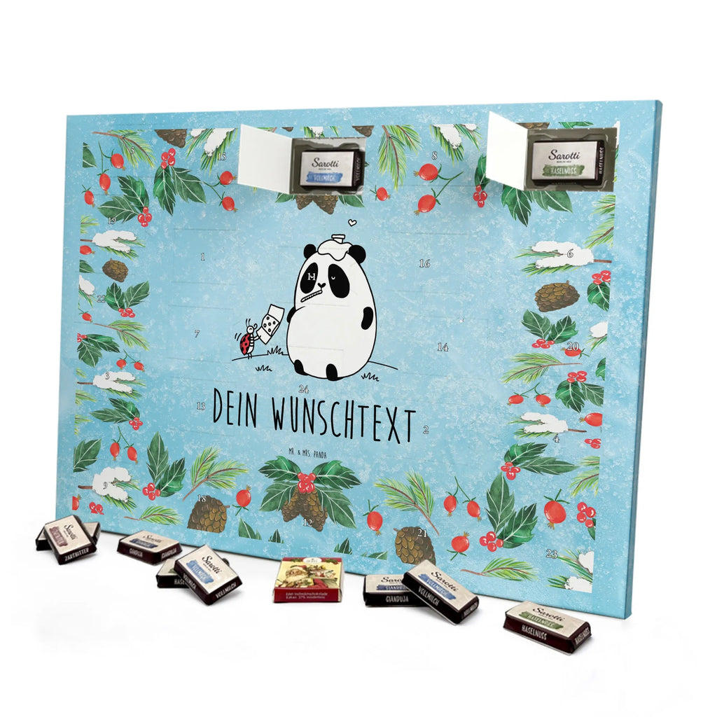  Panda Get well soon Personalisierter Adventskalender, Adventskalender mit Namen