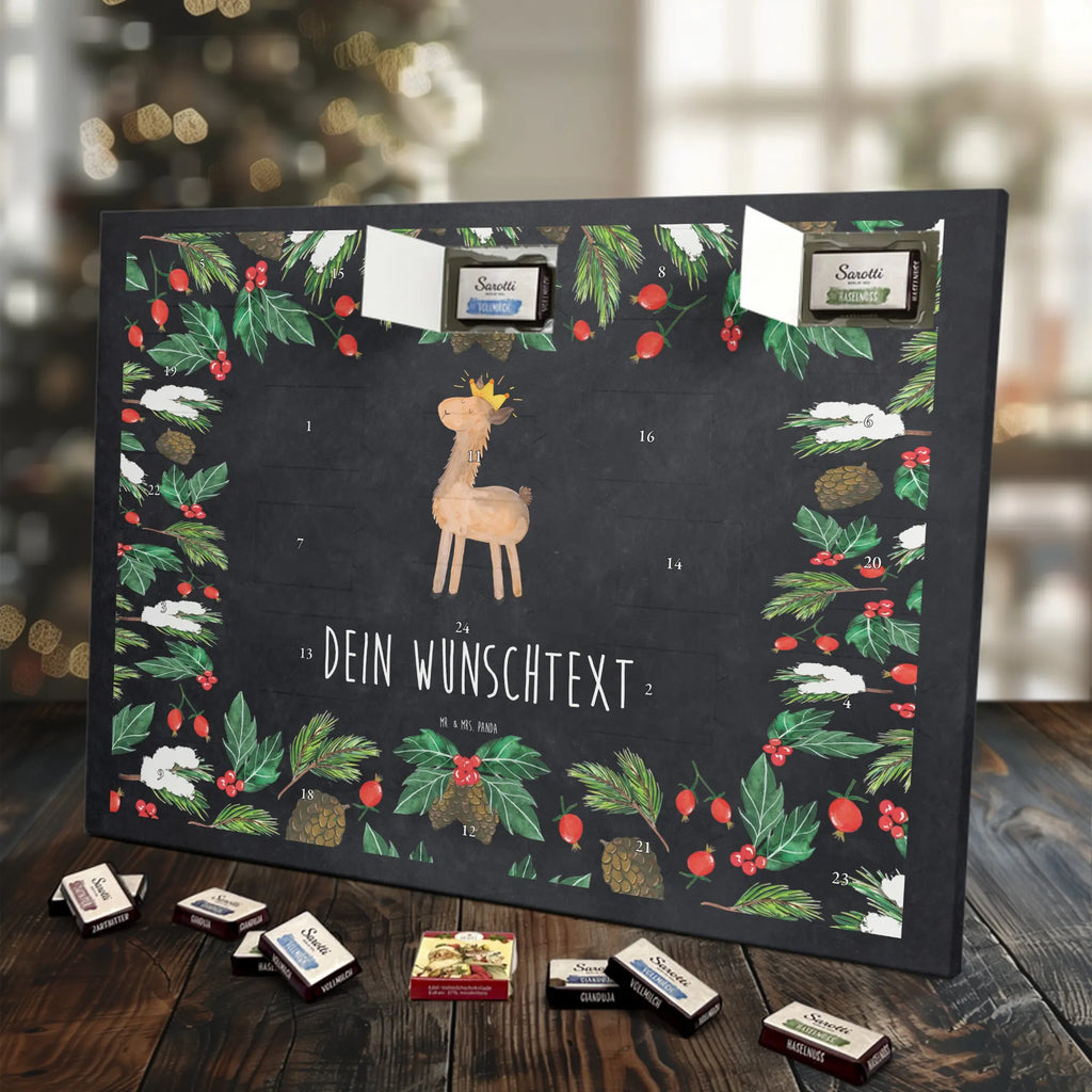 Adventskalender mit Namen Lama König Personalisierter Adventskalender, Adventskalender mit Namen, Alpaka, Lama, Vorgesetzter, Abitur, Mama, Königin, Chef, Freundin, König, Büro Kollege, Abi, Lamas, Papa, Kollegin