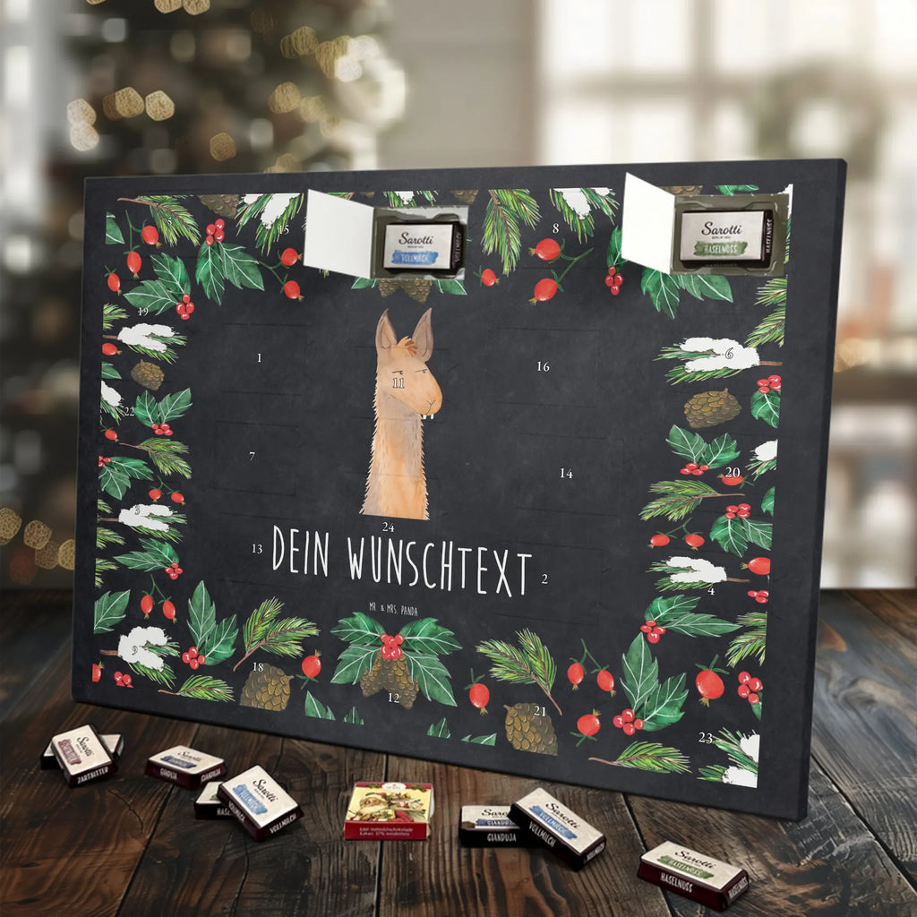 Adventskalender mit Namen Lamakopf Genervt Adventskalender mit Namen, Personalisierter Adventskalender, Alpaka, Lama, Büroalltag, Azubi, Chef, Lamas, Recht haben, Genervt sein, Chefin, Büro, Beste Freundin, Partnerin, Freundin