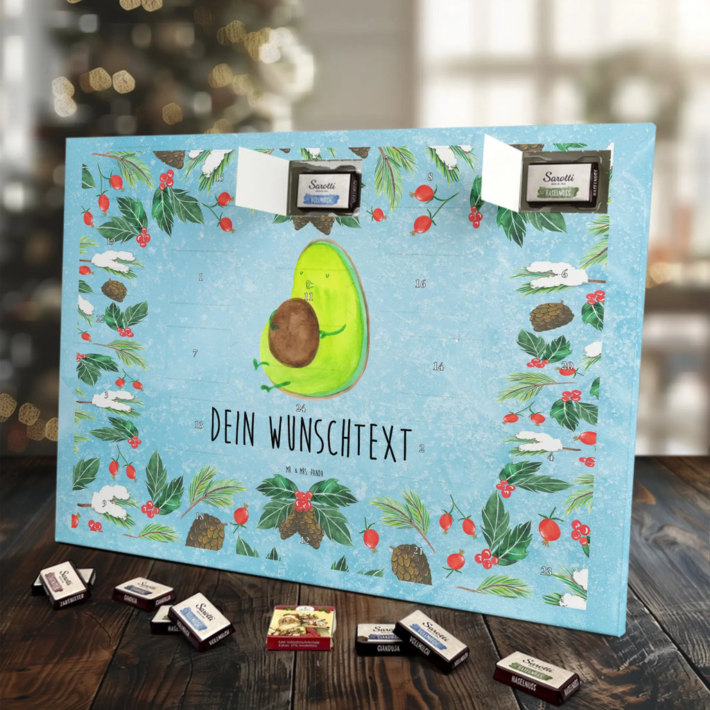 Adventskalender mit Namen Avocado Pfeifen Personalisierter Adventskalender, Adventskalender mit Namen, Vegan, Gesund, Avocado, Veggie, Diät, Abnehmen, Ernährung, dick sein
