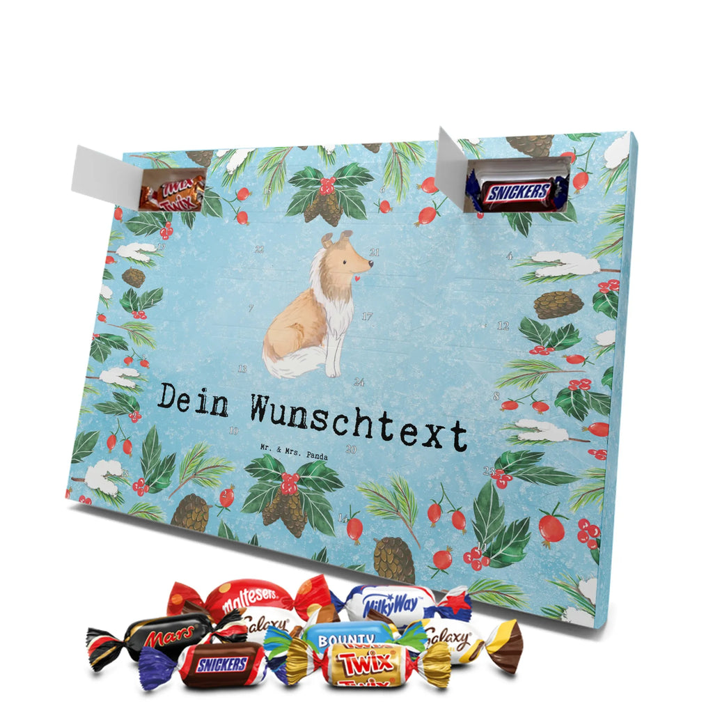 Adventskalender mit Namen Langhaar Collie Moment Adventskalender mit Namen, Personalisierter Adventskalender, Schenken, Hundebesitzer, Rassehund, Hunderasse, Welpe, Hund, Geschenk, Tierfreund, Britischer Hütehund, Langhaar Collie