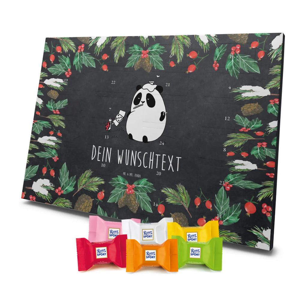 Adventskalender mit Namen Panda Gute Besserung Personalisierter Adventskalender, Adventskalender mit Namen
