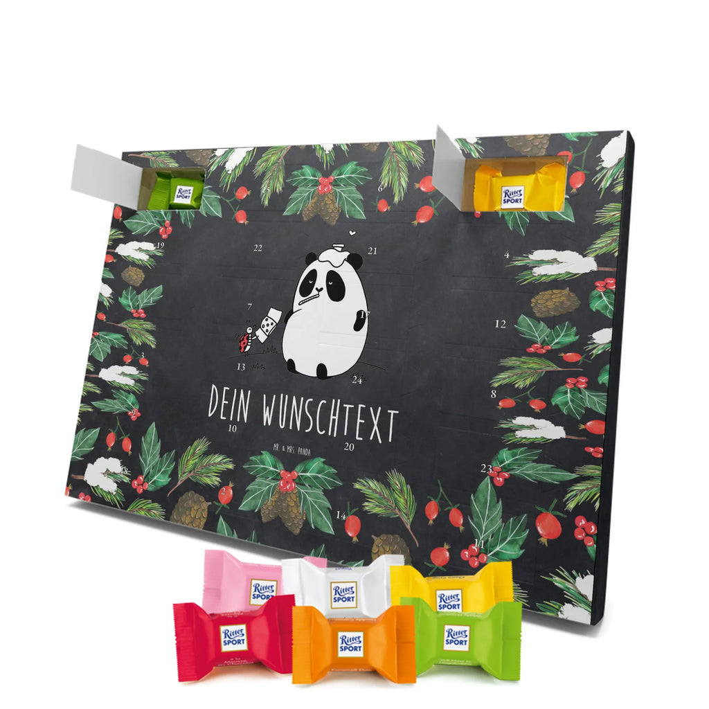  Panda Get well soon Personalisierter Adventskalender, Adventskalender mit Namen
