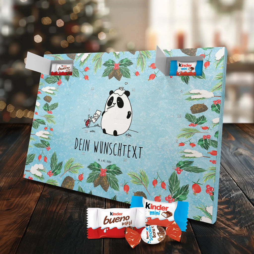  Panda Get well soon Personalisierter Adventskalender, Adventskalender mit Namen