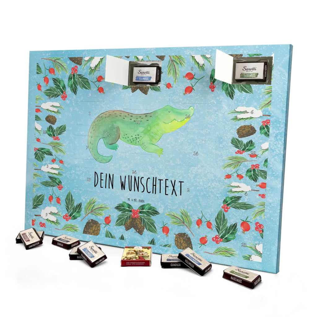 Personalisierter Schoko Adventskalender Krokodil Personalisierter Adventskalender, Adventskalender mit Namen, Meerestiere, Meer, Urlaub, Verrückt sein, Reiselust, Freundin, Spontan sein, Beste Freundin, Lieblingsmensch, Krokodil, Abenteuerlust, Krokodile