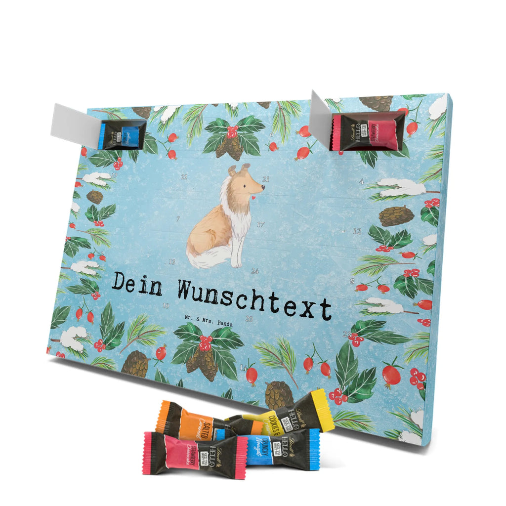 Adventskalender mit Namen Langhaar Collie Moment Adventskalender mit Namen, Personalisierter Adventskalender, Schenken, Hundebesitzer, Rassehund, Hunderasse, Welpe, Hund, Geschenk, Tierfreund, Britischer Hütehund, Langhaar Collie