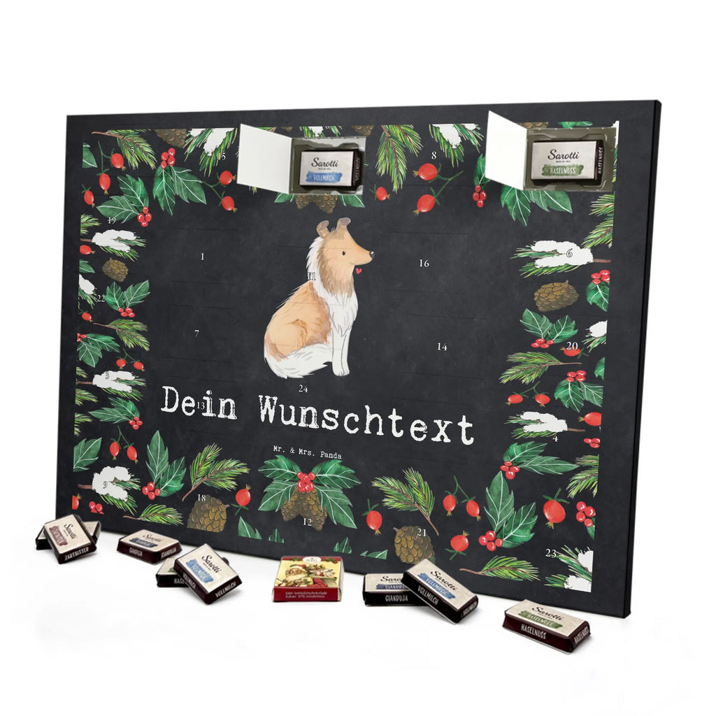 Adventskalender mit Namen Langhaar Collie Moment Adventskalender mit Namen, Personalisierter Adventskalender, Schenken, Hundebesitzer, Rassehund, Hunderasse, Welpe, Hund, Geschenk, Tierfreund, Britischer Hütehund, Langhaar Collie