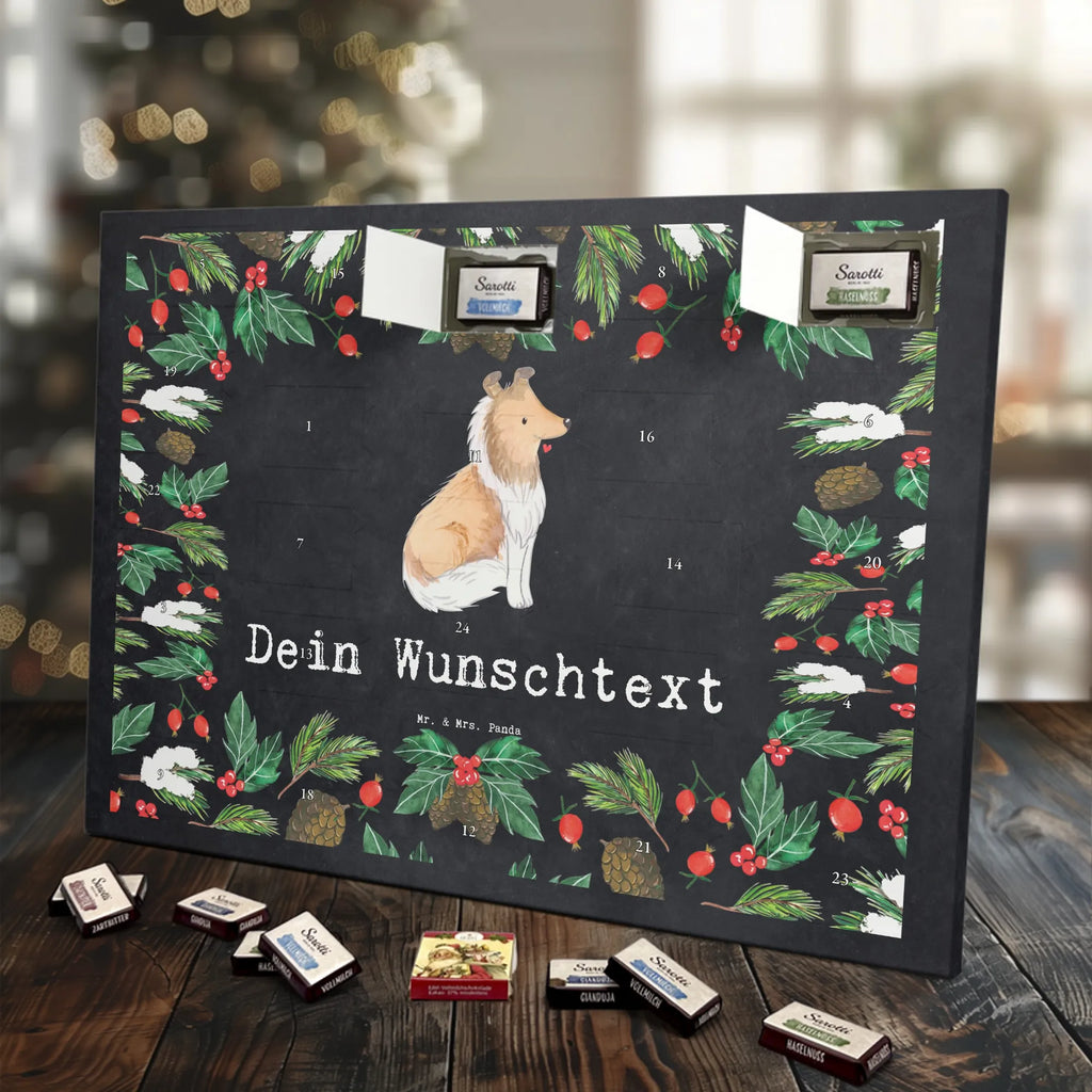Adventskalender mit Namen Langhaar Collie Moment Adventskalender mit Namen, Personalisierter Adventskalender, Schenken, Hundebesitzer, Rassehund, Hunderasse, Welpe, Hund, Geschenk, Tierfreund, Britischer Hütehund, Langhaar Collie