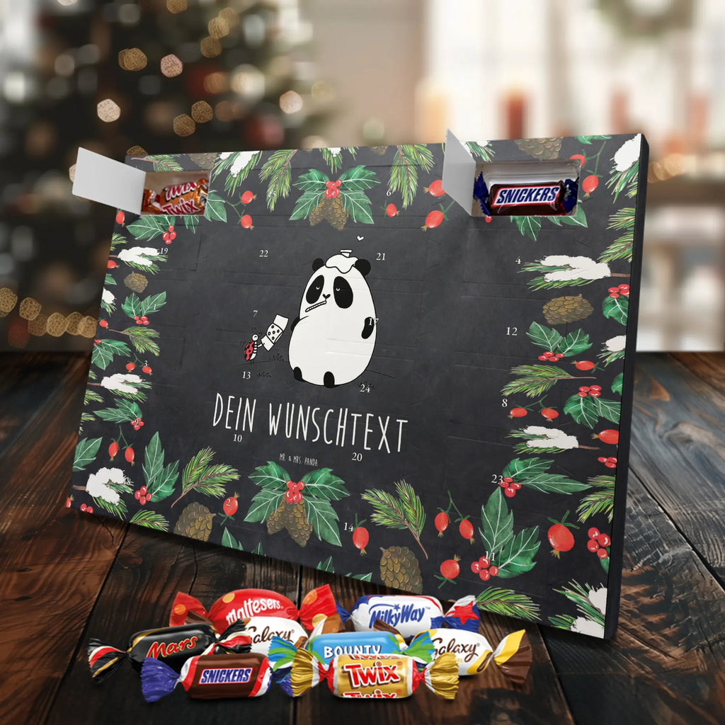  Panda Get well soon Personalisierter Adventskalender, Adventskalender mit Namen