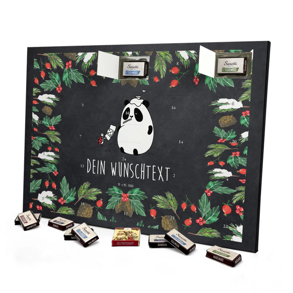  Panda Get well soon Personalisierter Adventskalender, Adventskalender mit Namen