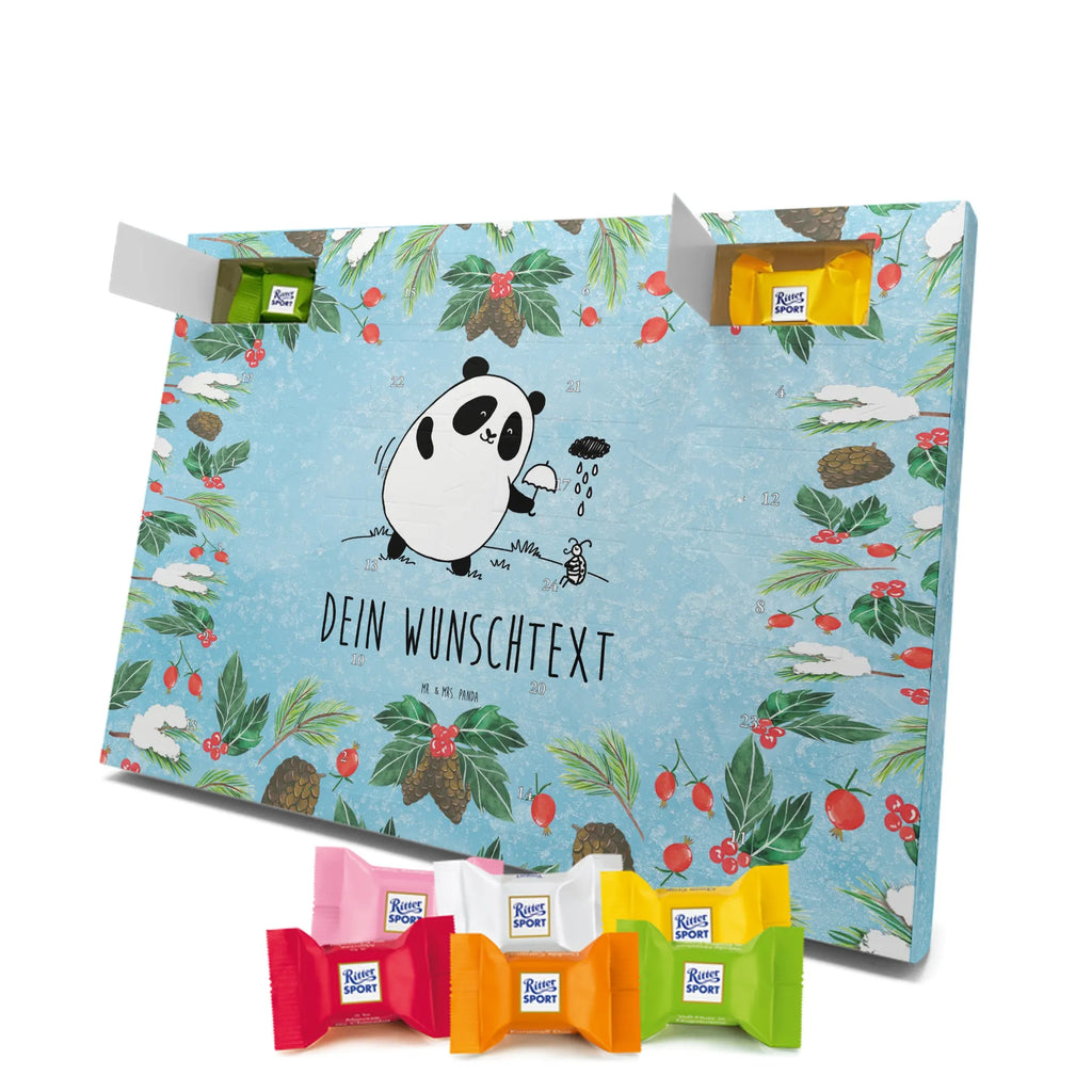 Adventskalender mit Namen Panda Zusammenhalt Adventskalender mit Namen, Personalisierter Adventskalender