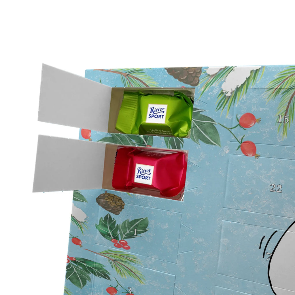  Panda togetherness Adventskalender mit Namen, Personalisierter Adventskalender