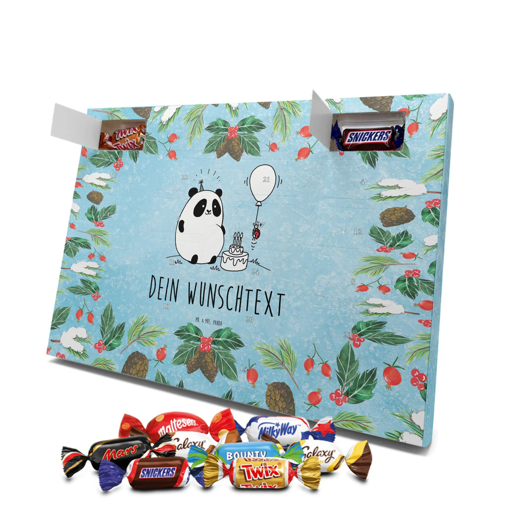  Panda Birthday Personalisierter Adventskalender, Adventskalender mit Namen