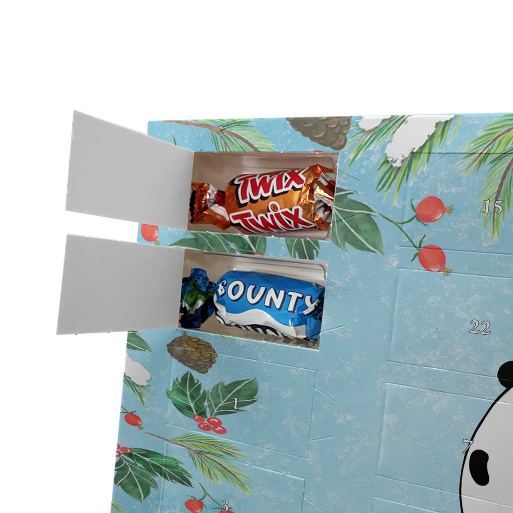  Panda Birthday Adventskalender mit Namen, Personalisierter Adventskalender