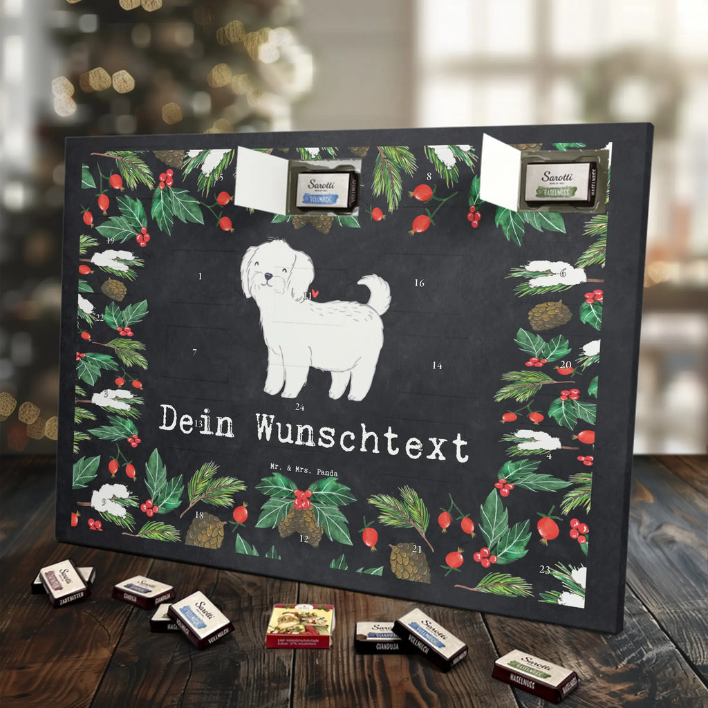  Maltese Moment Personalisierter Adventskalender, Adventskalender mit Namen, Schenken, Hundebesitzer, Rassehund, Hunderasse, Welpe, Hund, Geschenk, Tierfreund, Malteser