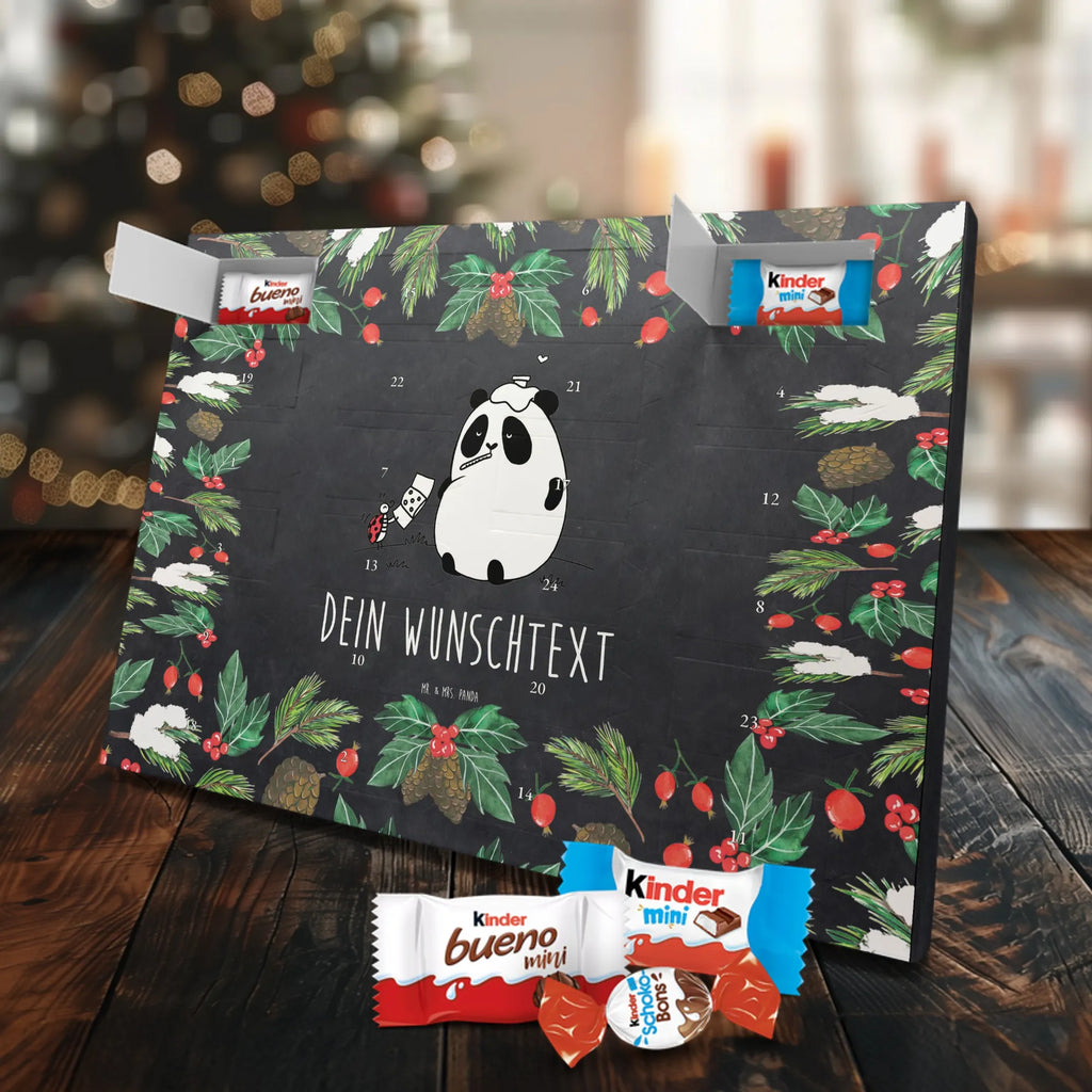  Panda Get well soon Personalisierter Adventskalender, Adventskalender mit Namen