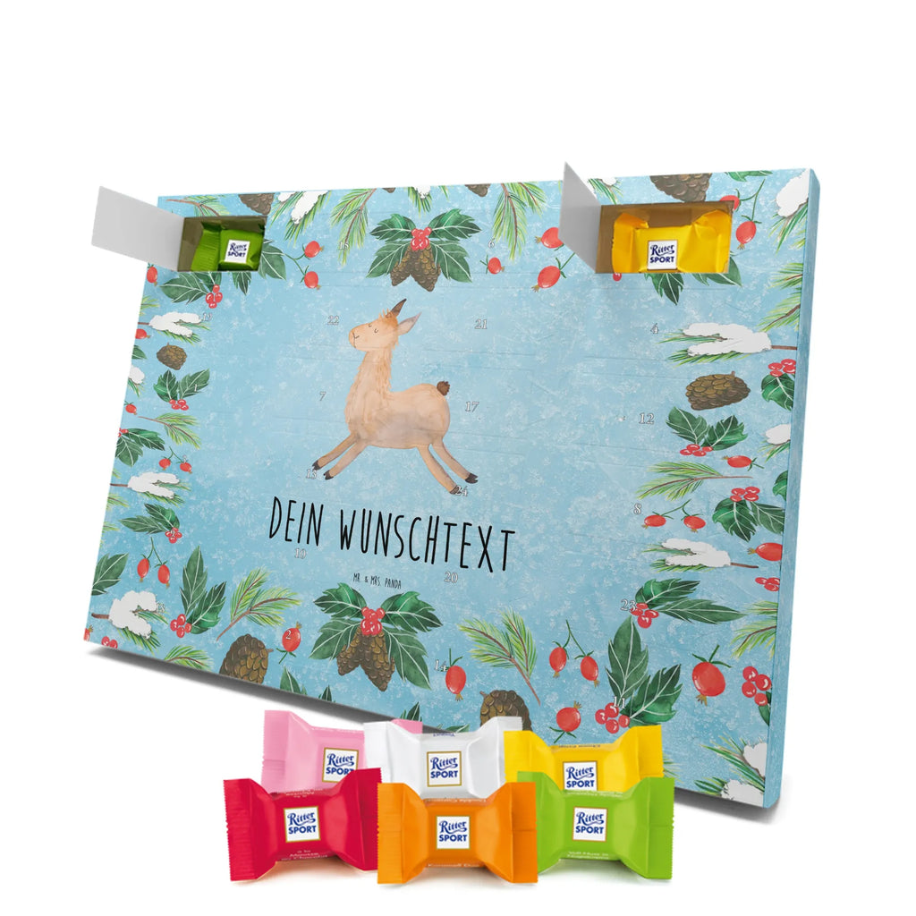 Adventskalender mit Namen Lama Springen Personalisierter Adventskalender, Adventskalender mit Namen, Alpaka, Lama, Freundin, Start, Glück, Happy Day, Fröhlich, Prüfung, Lieblingstag, Guten Morgen, Liebeskummer, Neustart, Lamas, Abitur