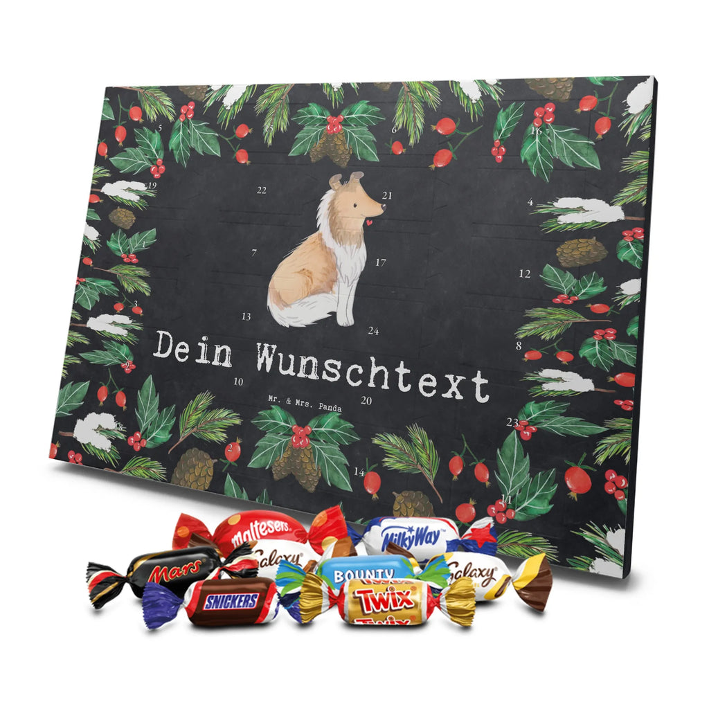 Adventskalender mit Namen Langhaar Collie Moment Adventskalender mit Namen, Personalisierter Adventskalender, Schenken, Hundebesitzer, Rassehund, Hunderasse, Welpe, Hund, Geschenk, Tierfreund, Britischer Hütehund, Langhaar Collie