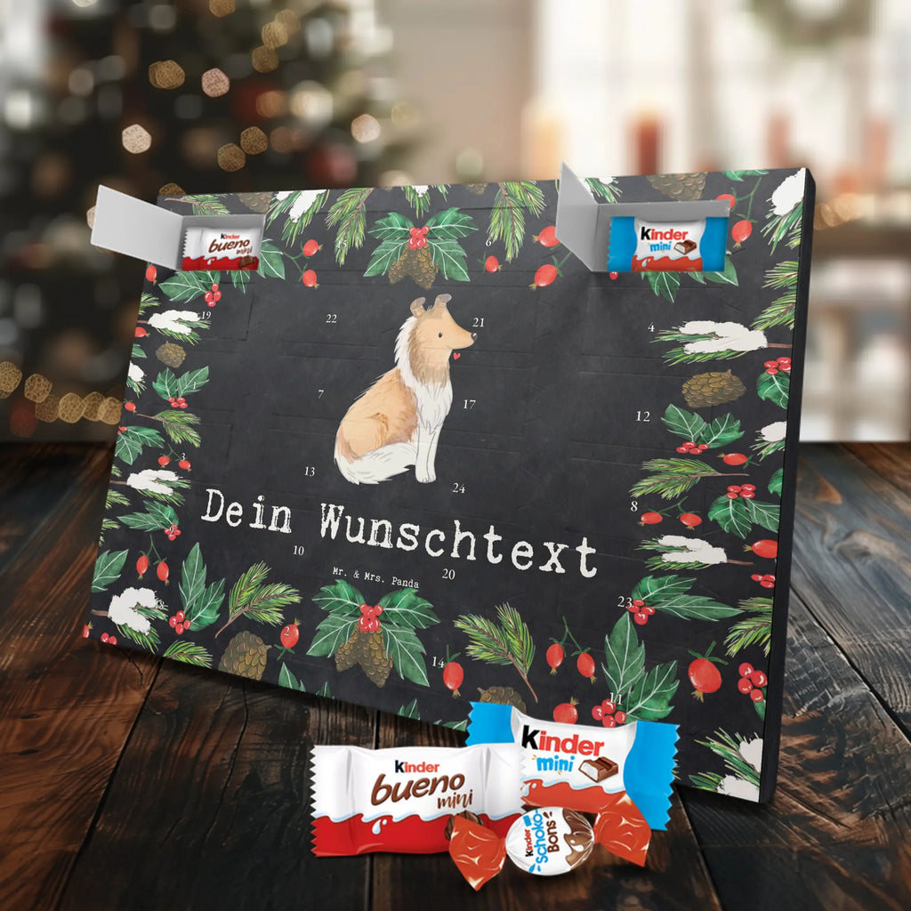 Adventskalender mit Namen Langhaar Collie Moment Adventskalender mit Namen, Personalisierter Adventskalender, Schenken, Hundebesitzer, Rassehund, Hunderasse, Welpe, Hund, Geschenk, Tierfreund, Britischer Hütehund, Langhaar Collie