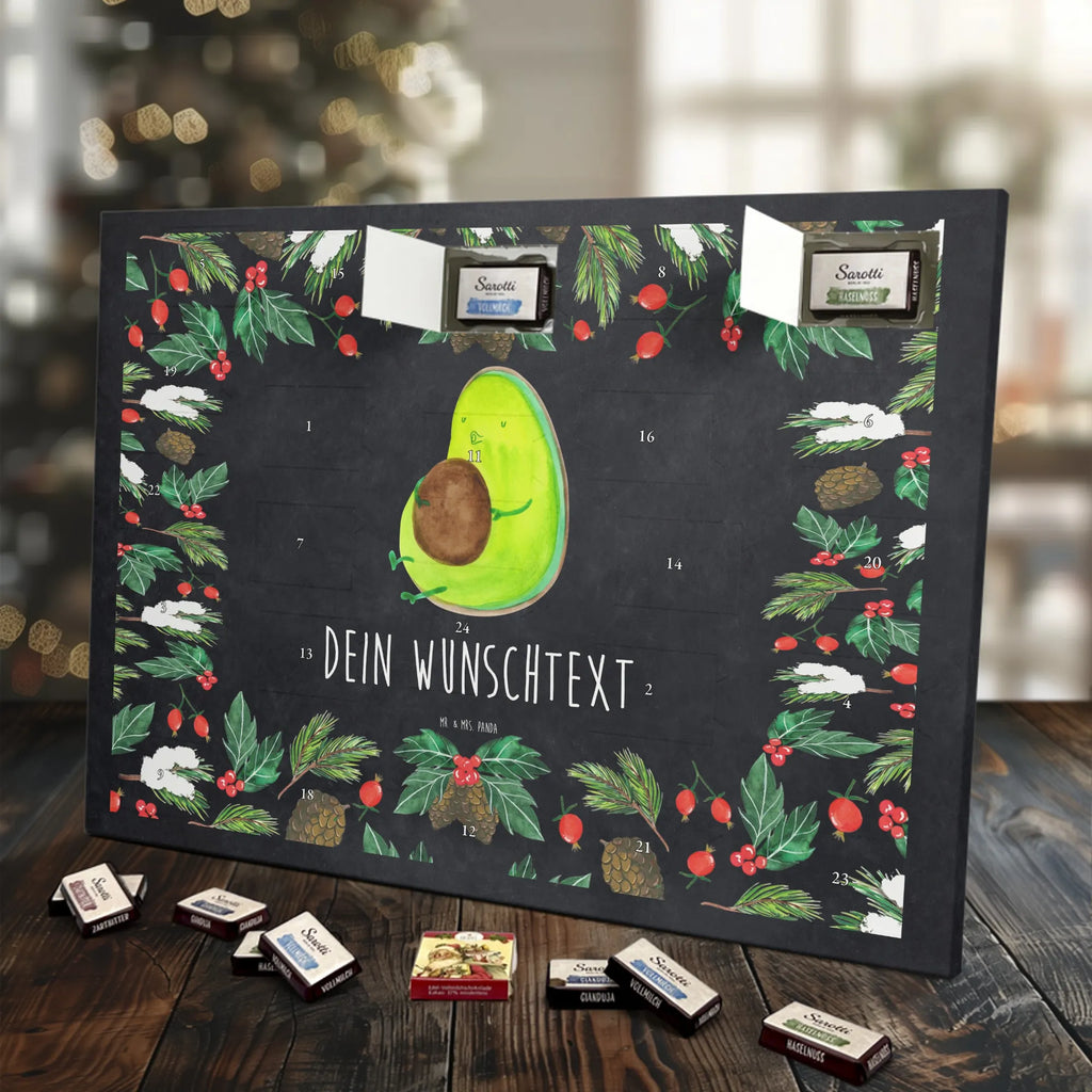 Adventskalender mit Namen Avocado Pfeifen Personalisierter Adventskalender, Adventskalender mit Namen, Vegan, Gesund, Avocado, Veggie, Diät, Abnehmen, Ernährung, dick sein