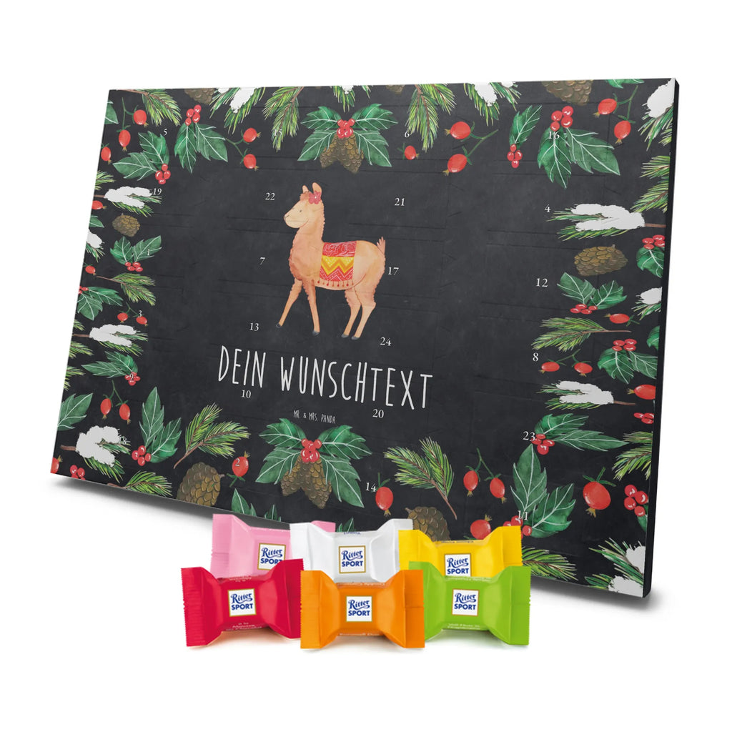 Adventskalender mit Namen Alpaka Stolz Personalisierter Adventskalender, Adventskalender mit Namen, Alpaka, Lama
