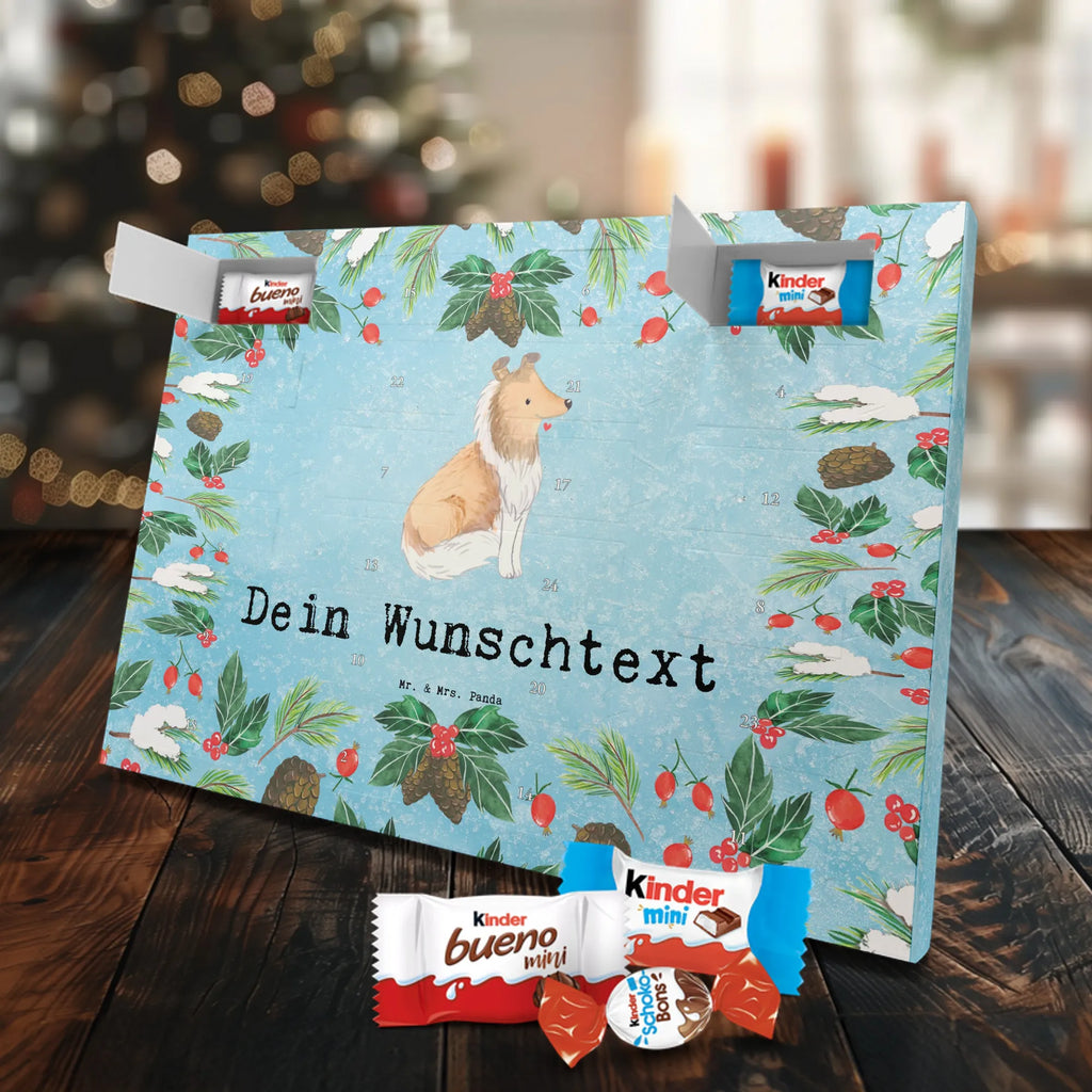 Adventskalender mit Namen Langhaar Collie Moment Adventskalender mit Namen, Personalisierter Adventskalender, Schenken, Hundebesitzer, Rassehund, Hunderasse, Welpe, Hund, Geschenk, Tierfreund, Britischer Hütehund, Langhaar Collie