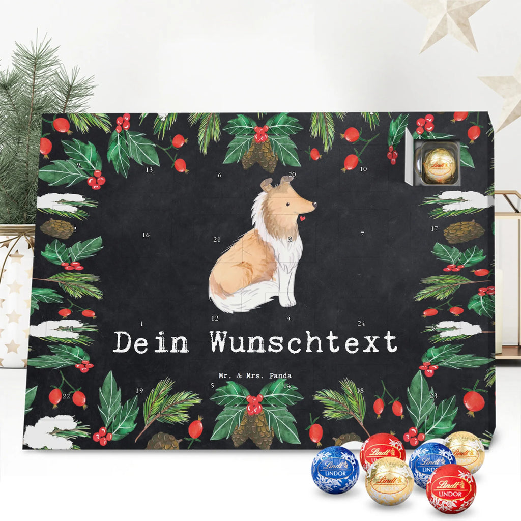 Adventskalender mit Namen Langhaar Collie Moment Adventskalender mit Namen, Personalisierter Adventskalender, Schenken, Hundebesitzer, Rassehund, Hunderasse, Welpe, Hund, Geschenk, Tierfreund, Britischer Hütehund, Langhaar Collie