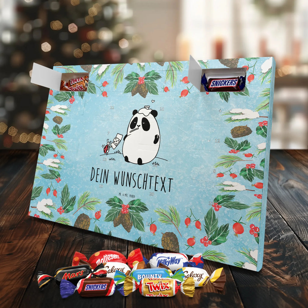  Panda Get well soon Personalisierter Adventskalender, Adventskalender mit Namen