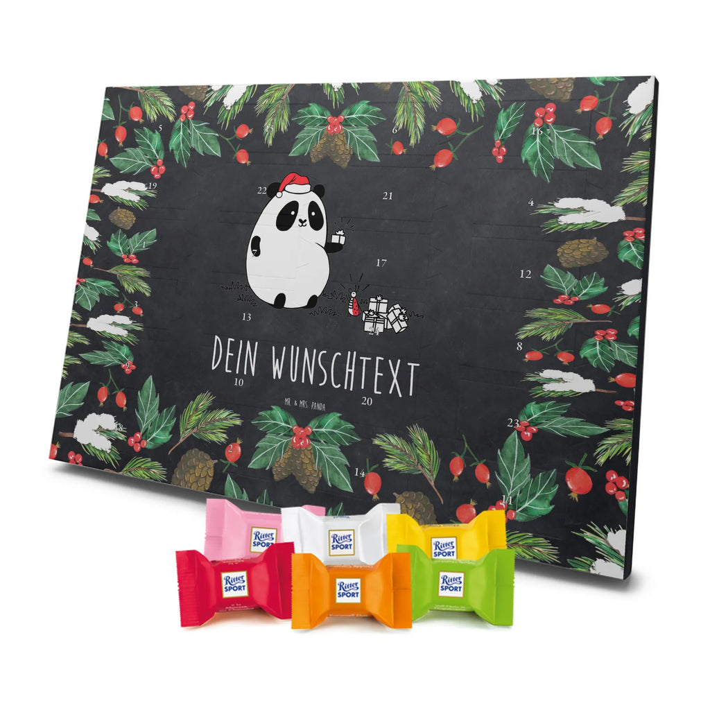 Adventskalender mit Namen Panda Weihnachtsgeschenk Personalisierter Adventskalender, Adventskalender mit Namen