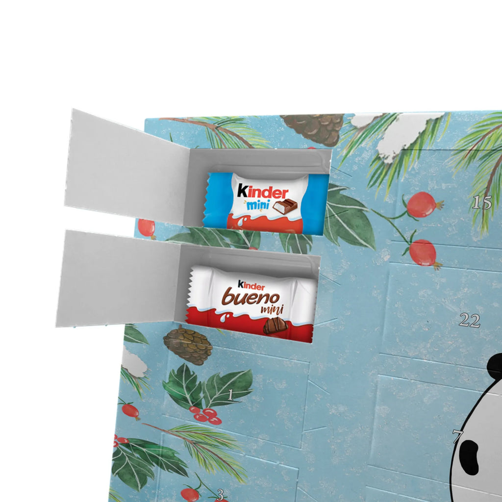  Panda Birthday Personalisierter Adventskalender, Adventskalender mit Namen