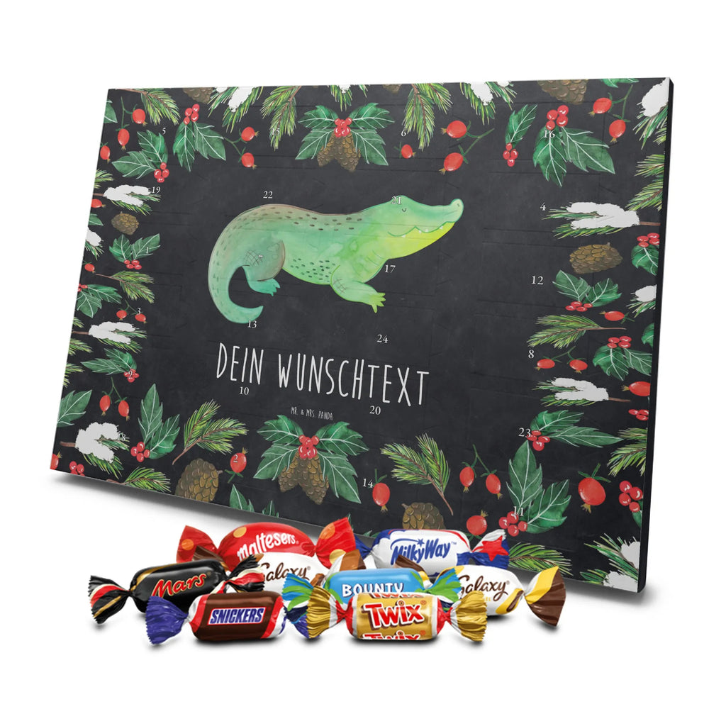 Personalisierter Schoko Adventskalender Krokodil Personalisierter Adventskalender, Adventskalender mit Namen, Meerestiere, Meer, Urlaub, Verrückt sein, Reiselust, Freundin, Spontan sein, Beste Freundin, Lieblingsmensch, Krokodil, Abenteuerlust, Krokodile