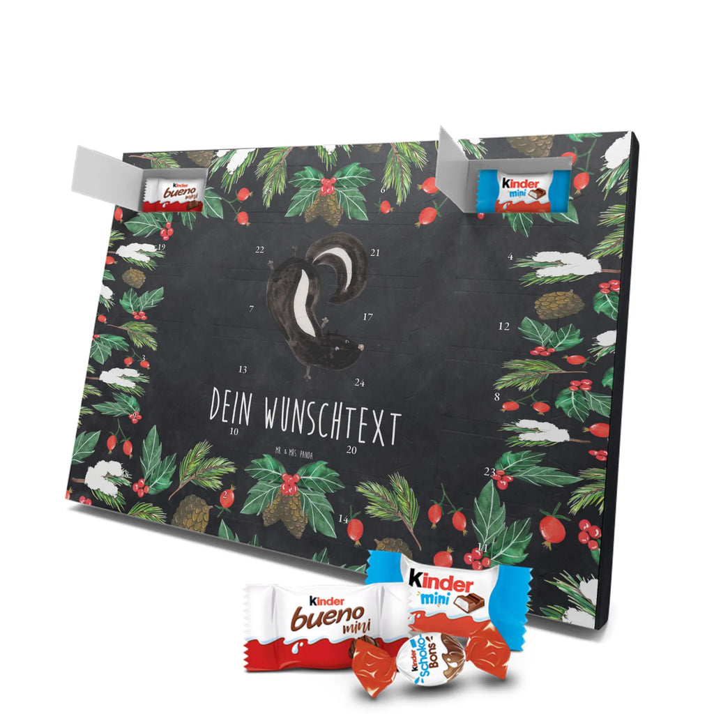 Adventskalender mit Namen Stinktier Handstand Adventskalender mit Namen, Personalisierter Adventskalender, Stinktier, Skunk, Stinki, Raubtier, Verpielt, Stinker, Wildtier, Spielplatz, Kind