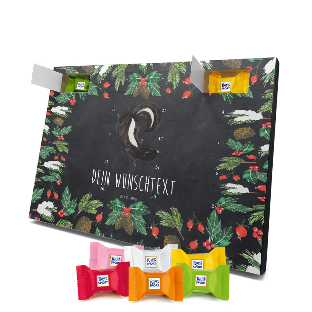Adventskalender mit Namen Stinktier Handstand Adventskalender mit Namen, Personalisierter Adventskalender, Stinktier, Skunk, Stinki, Raubtier, Verpielt, Stinker, Wildtier, Spielplatz, Kind