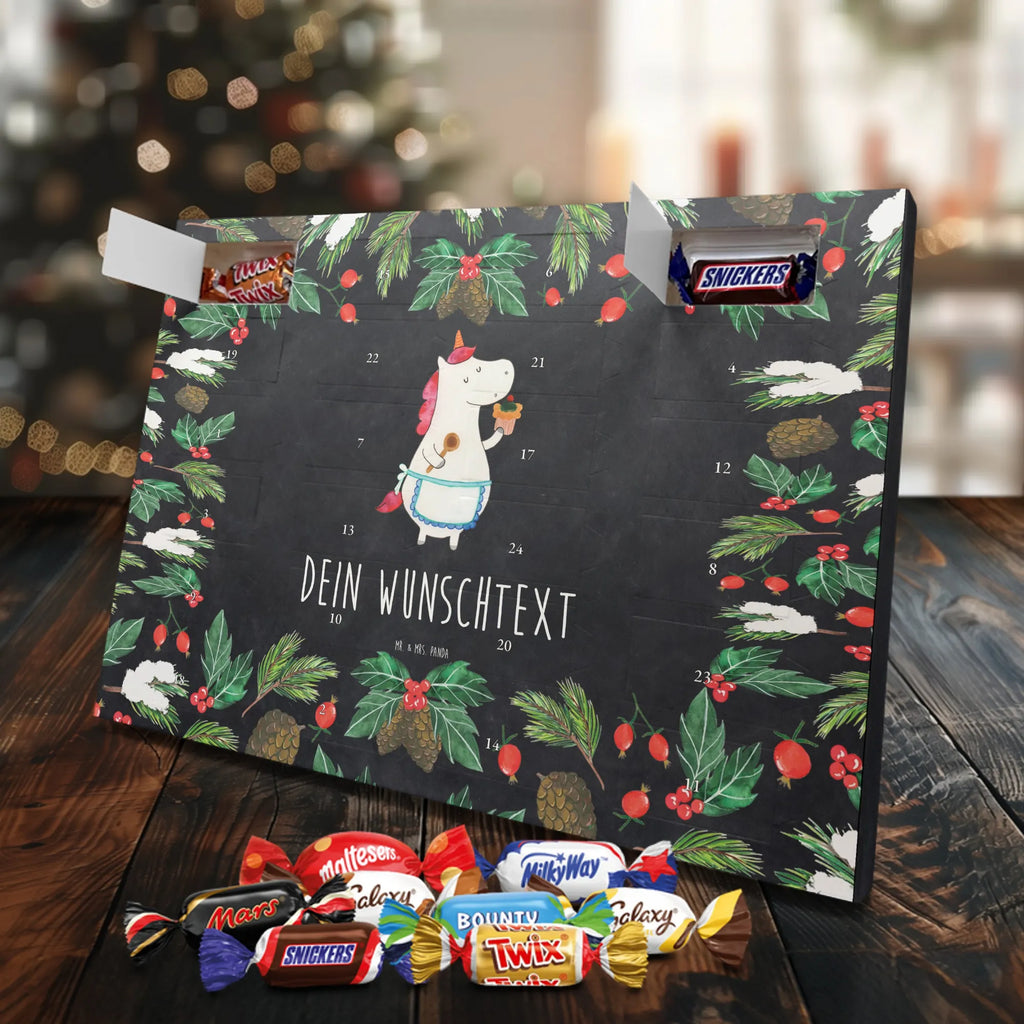 Adventskalender mit Namen Einhorn Küche Personalisierter Adventskalender, Adventskalender mit Namen, Einhörner, Unicorn, Einhorn Deko, Einhorn, Backen, Koch, Bäckerin, Träumen, Kuchen, Hobbykoch, Motivation, Torte, Träumer, Muffin