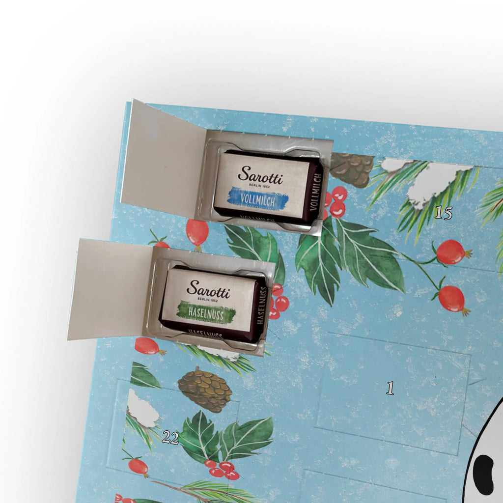 Adventskalender mit Namen Panda Weihnachtsgeschenk Personalisierter Adventskalender, Adventskalender mit Namen