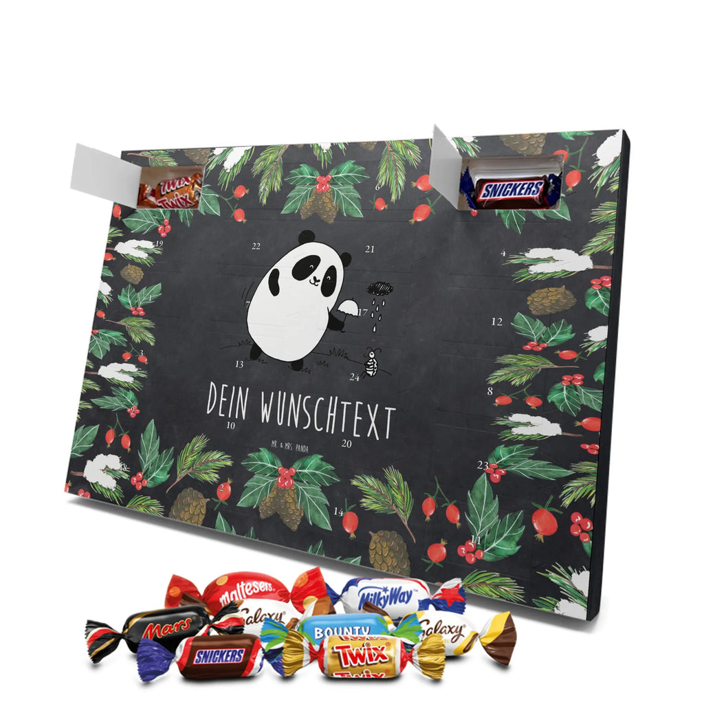  Panda togetherness Adventskalender mit Namen, Personalisierter Adventskalender