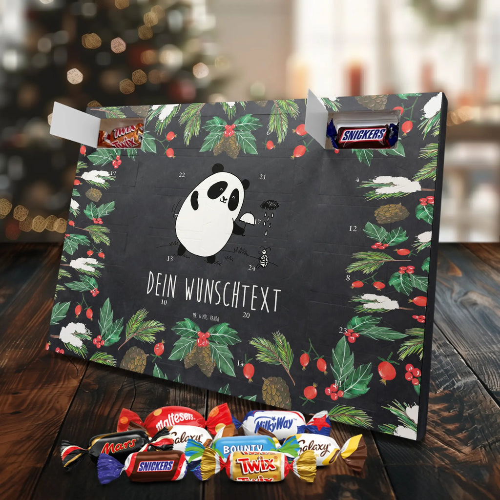  Panda togetherness Adventskalender mit Namen, Personalisierter Adventskalender