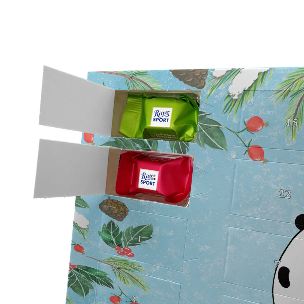  Panda Birthday Personalisierter Adventskalender, Adventskalender mit Namen