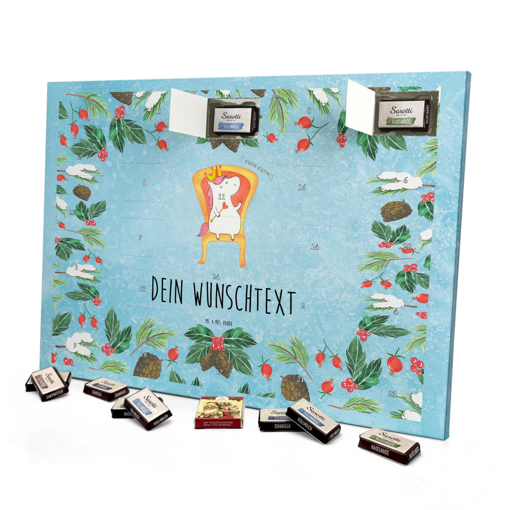 Adventskalender mit Namen Einhorn König Adventskalender mit Namen, Personalisierter Adventskalender, Unicorn, Einhorn, Einhörner, Einhorn Deko, König, Krone, Bundeskanzler, Präsident, Prinzessin, Herrscher, Kaiser