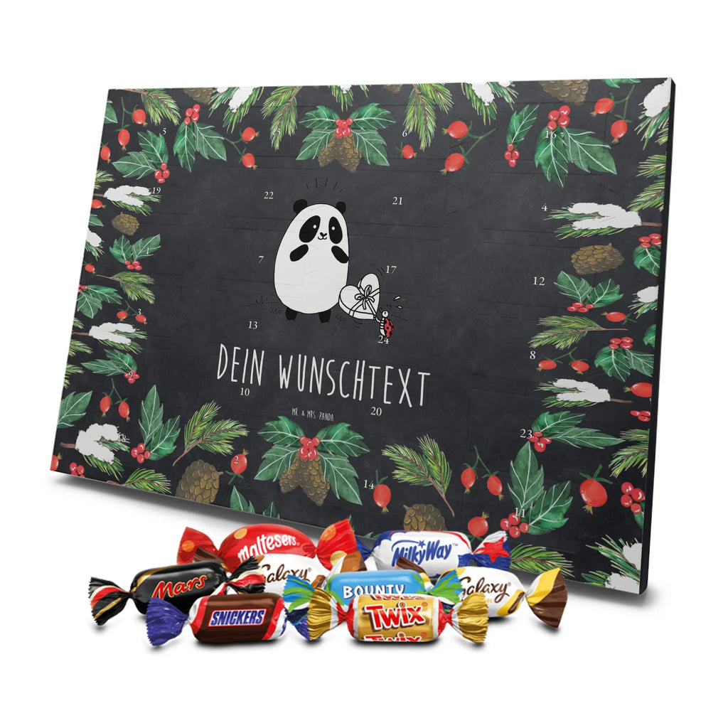 Adventskalender mit Namen Panda Dankeschön Adventskalender mit Namen, Personalisierter Adventskalender