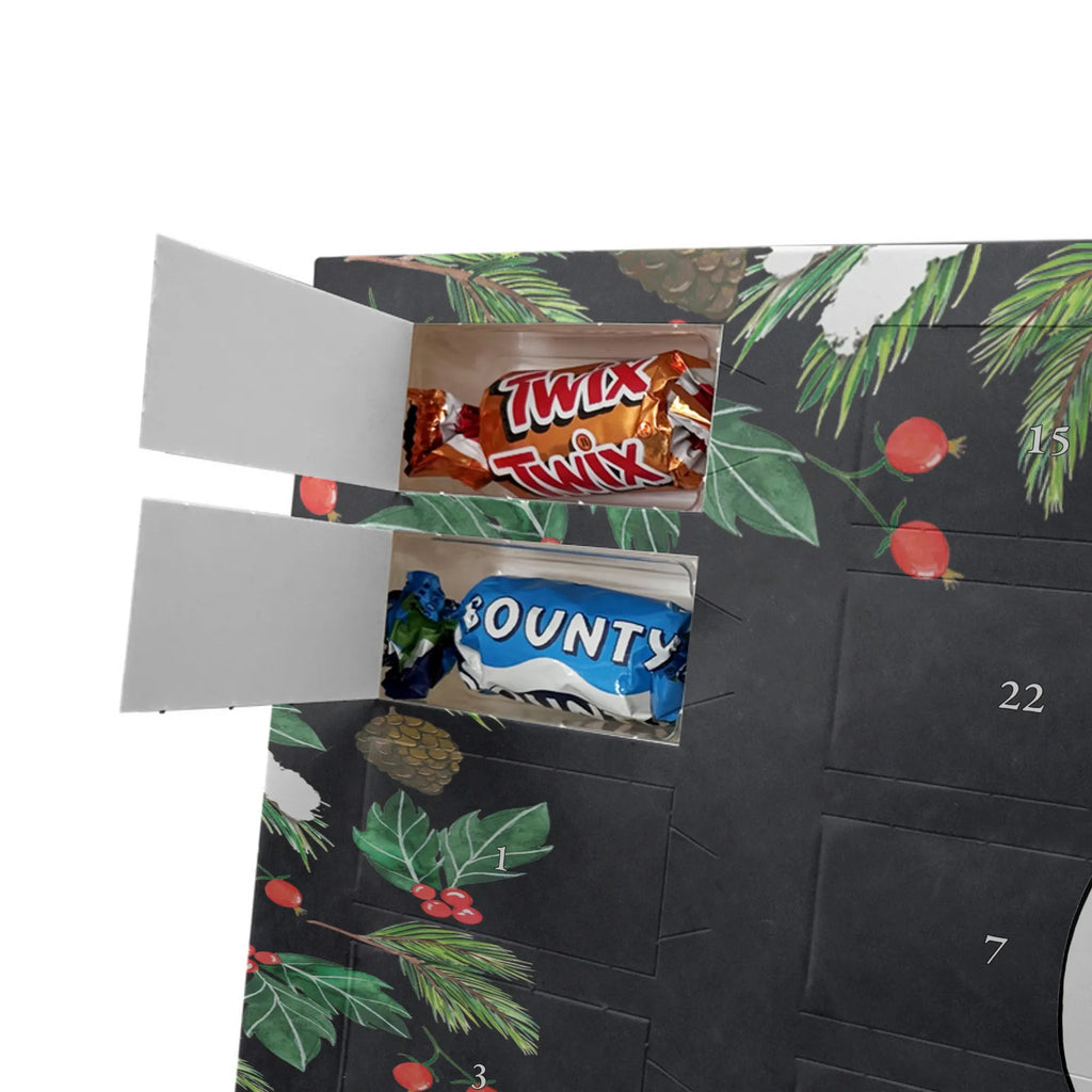  Panda Thank you Adventskalender mit Namen, Personalisierter Adventskalender