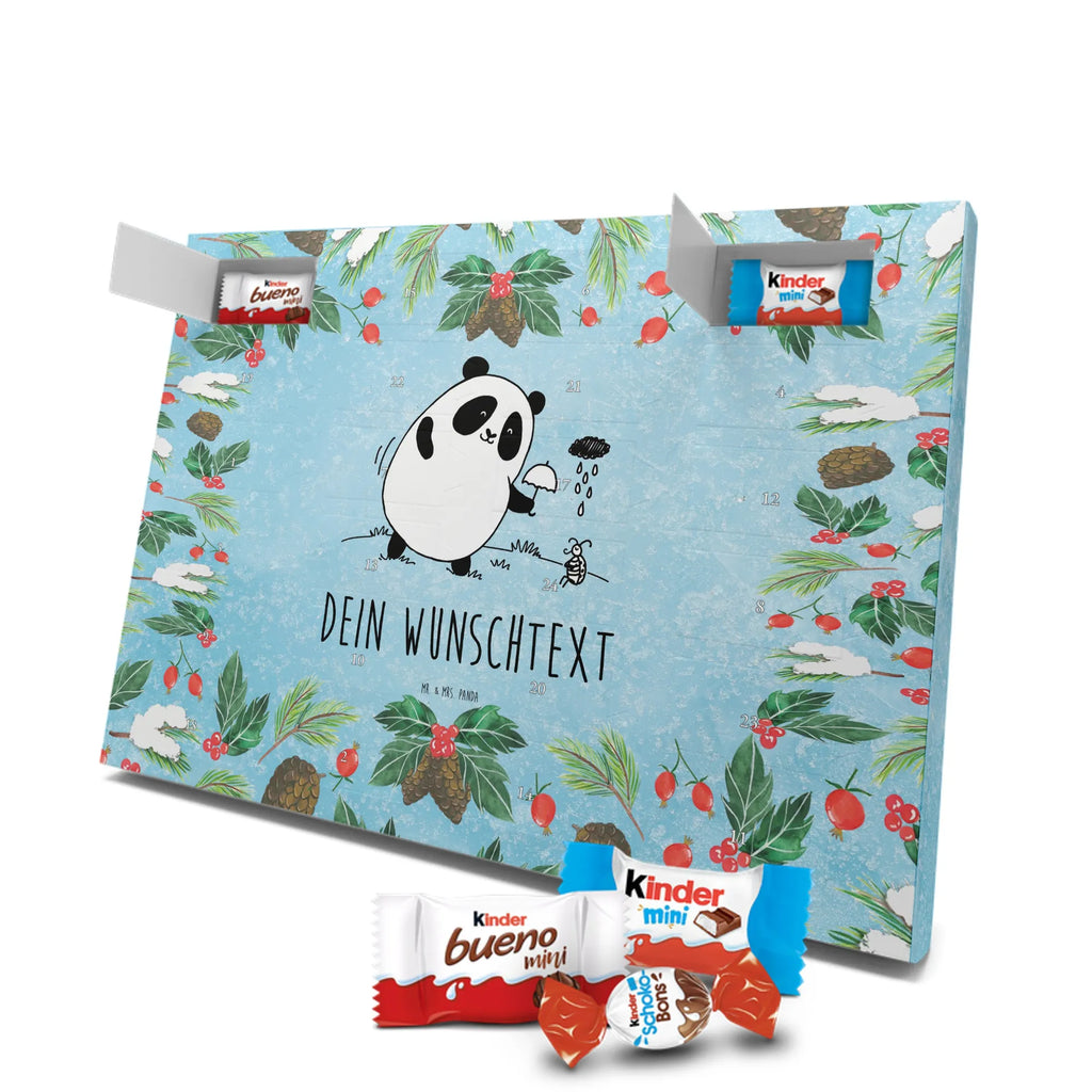  Panda togetherness Adventskalender mit Namen, Personalisierter Adventskalender