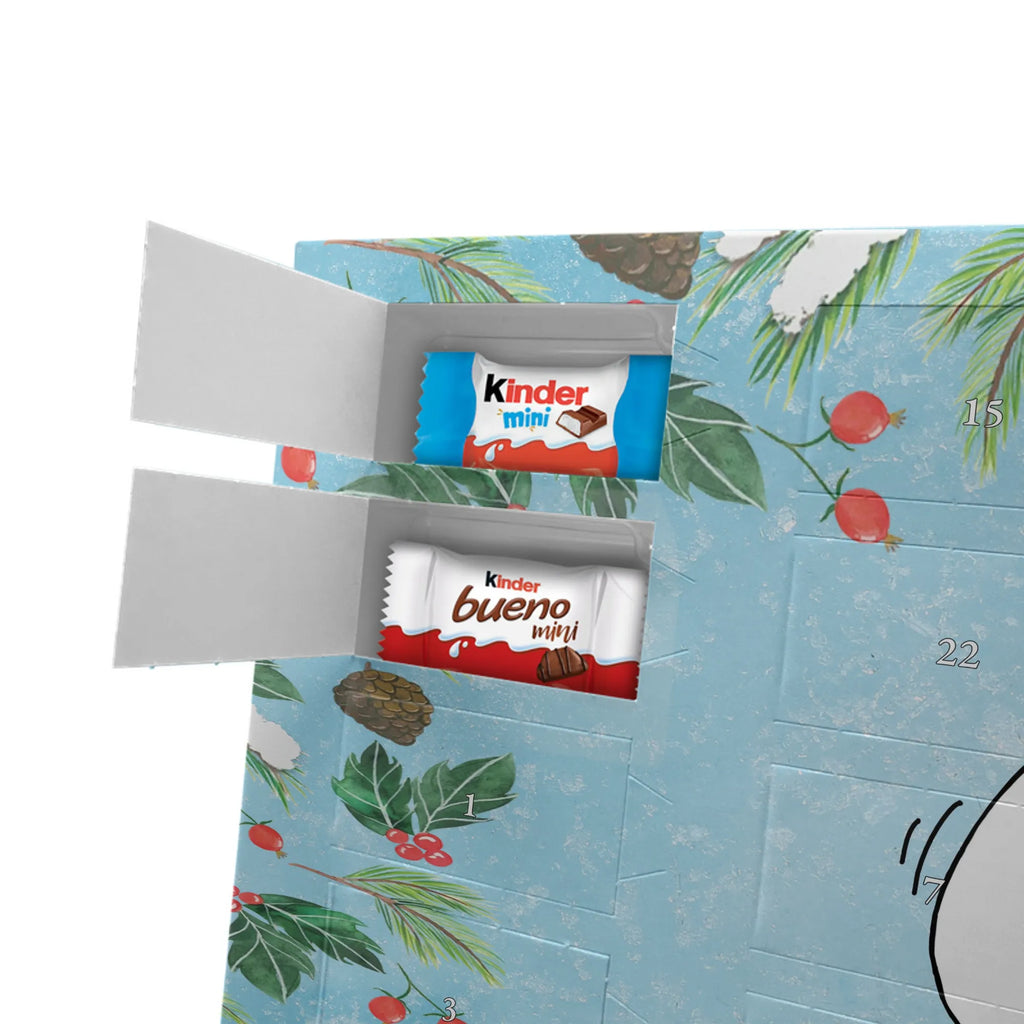 Adventskalender mit Namen Panda Zusammenhalt Adventskalender mit Namen, Personalisierter Adventskalender