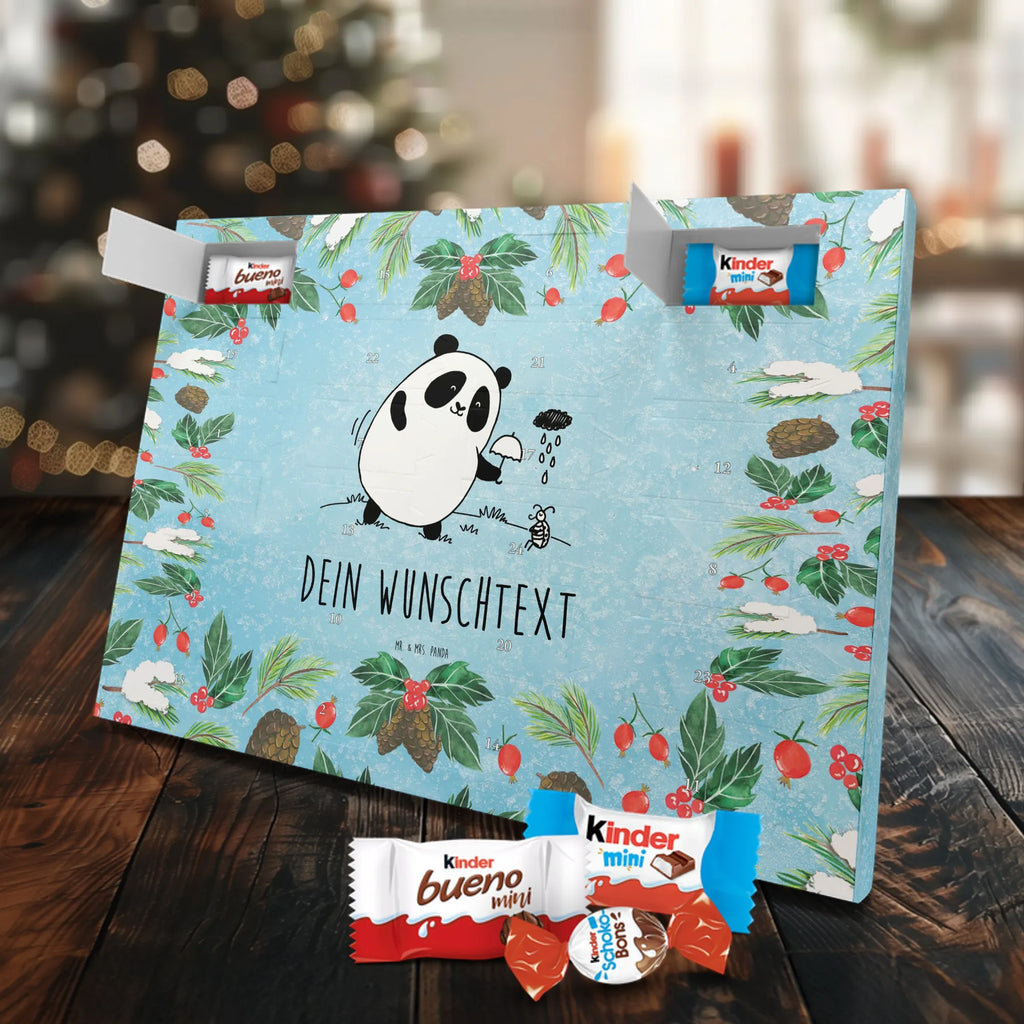  Panda togetherness Adventskalender mit Namen, Personalisierter Adventskalender