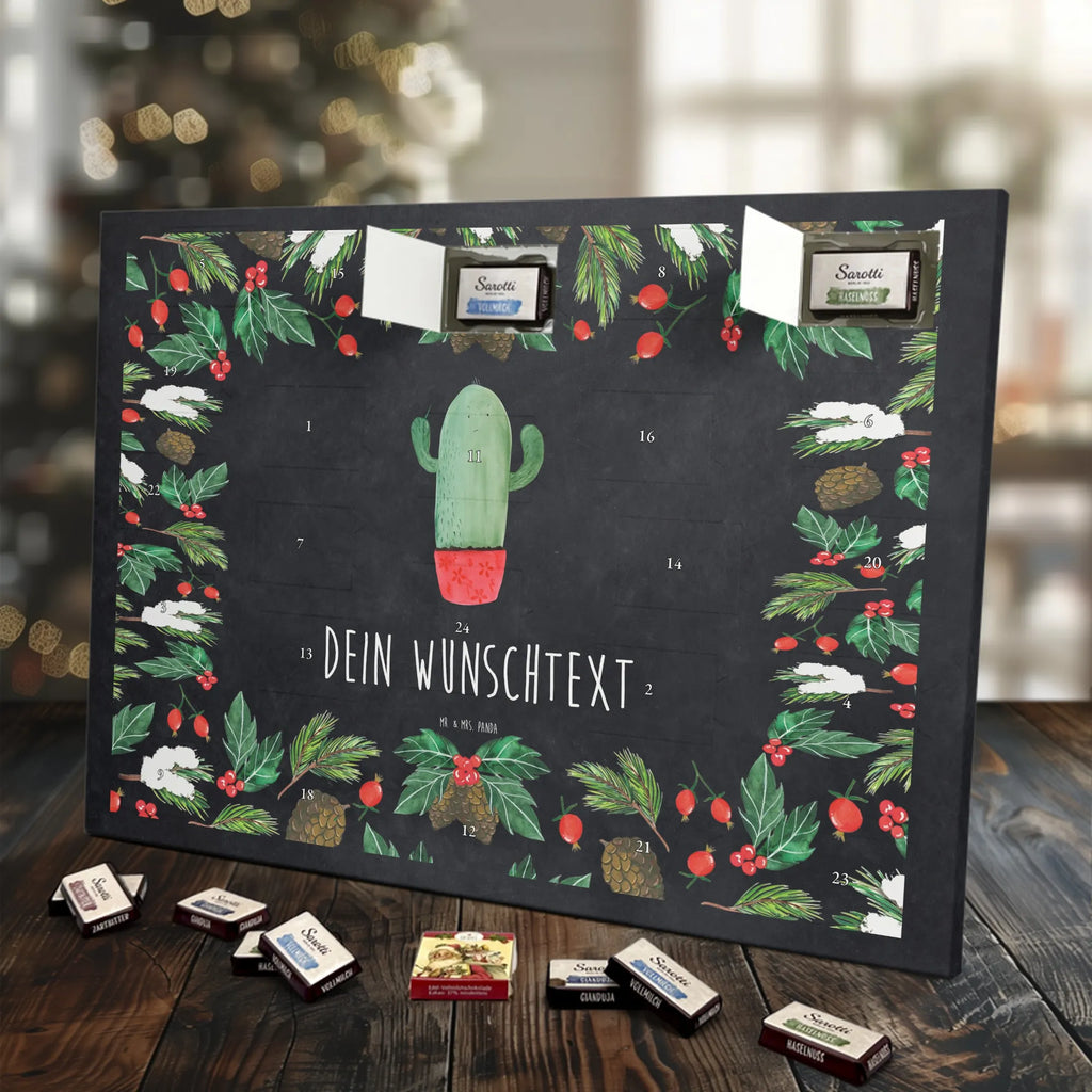 Personalisierter Schoko Adventskalender Kaktus Wut Personalisierter Adventskalender, Adventskalender mit Namen, Kakteen, Kaktus, Chefin, wütend, ärgern, Büro, Büroalltag, Schule, Kollege, Kollegin