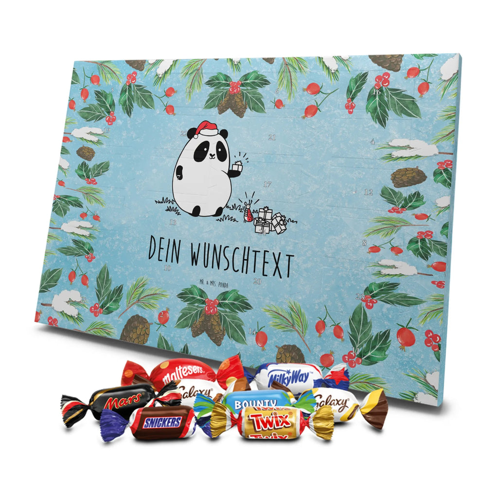 Adventskalender mit Namen Panda Weihnachtsgeschenk Personalisierter Adventskalender, Adventskalender mit Namen