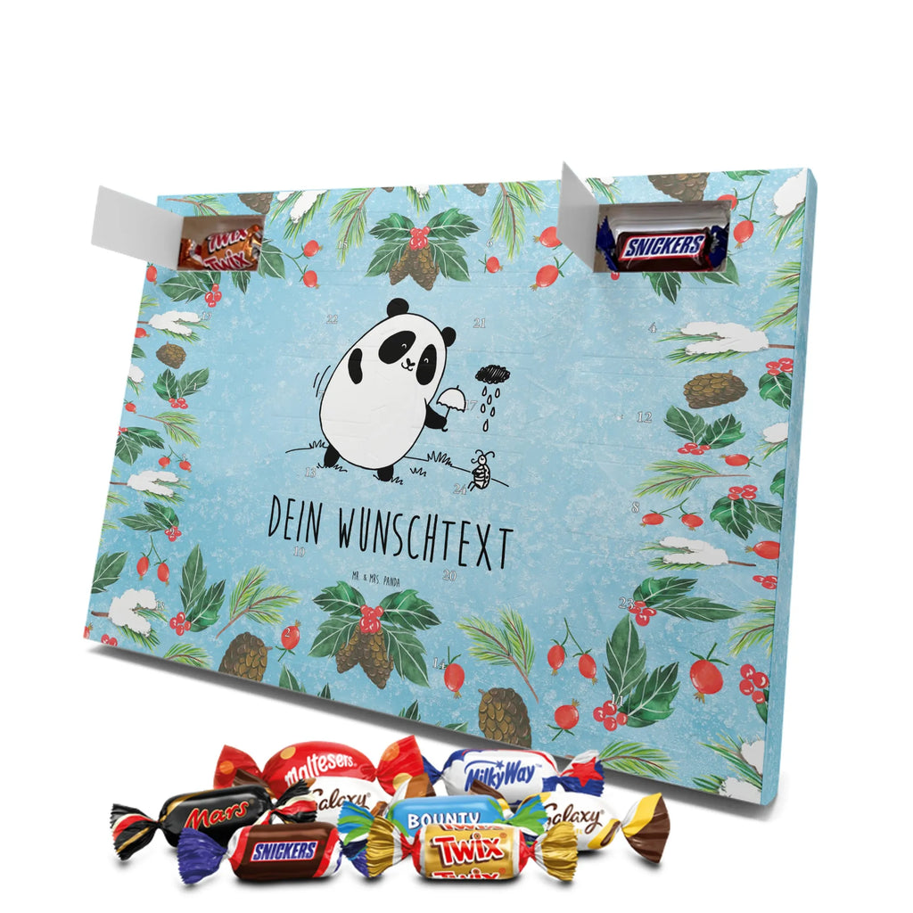 Adventskalender mit Namen Panda Zusammenhalt Adventskalender mit Namen, Personalisierter Adventskalender