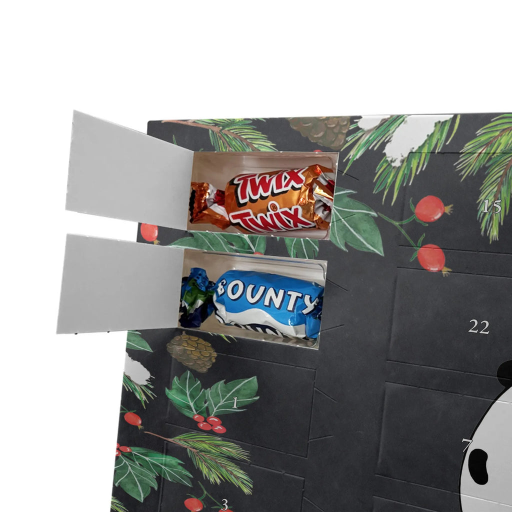  Panda Birthday Adventskalender mit Namen, Personalisierter Adventskalender