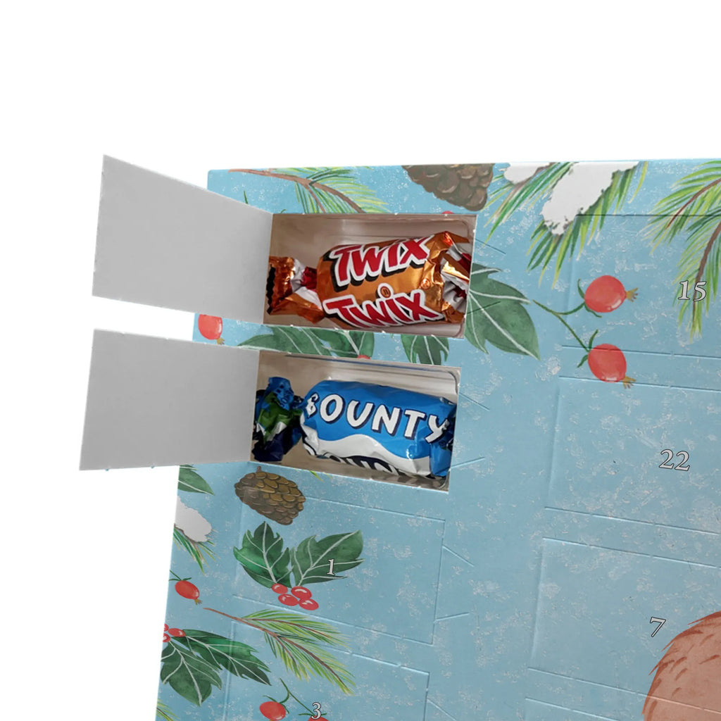 Adventskalender mit Namen Capybara Blume Adventskalender mit Namen, Personalisierter Adventskalender, Tiere, Tiermotive, Lustige Sprüche, Gute Laune, Capybara